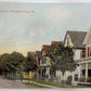 1927 VINTAGE POSTCARD WEST MAIN STREET MECHANICSBURG PA