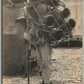 AMERICAN INDIAN CARRYING POTTERY JARS ANTIQUE REAL PHOTO POSTCARD RPPC