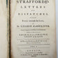 1740 STAFFORDE'S LETTERS & DISPATCHES by WILLIAM KNOWLER 2 FOLIO VOLUMES antique