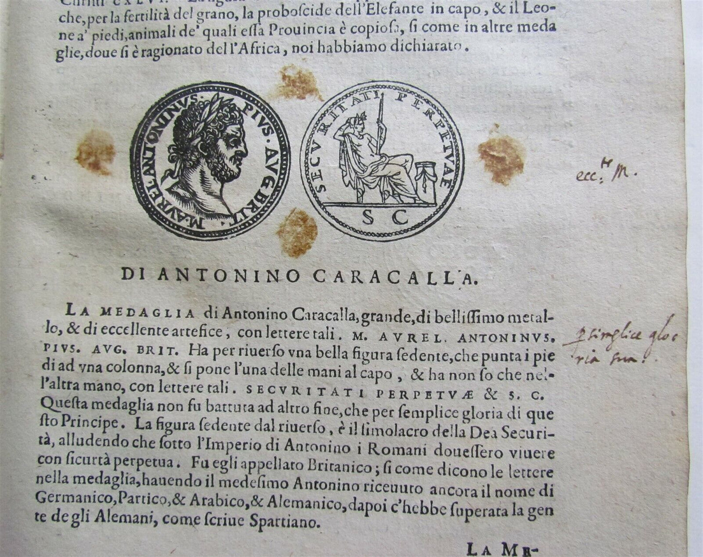 1584 NUMISMATICS ILLUSTRATED DISCORSO DI M.SEBASTIANO ERIZZO antique VELLUM