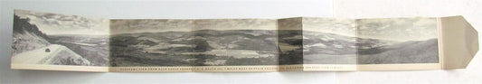 BALD EAGLE VALLEY STATE COLLEGE PA VIEWS 5 PARTS FOLDING VINTAGE POSTCARD