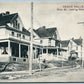 CEDAR FALLS IA OLIVE STREET LOOKING NORTH ANTIQUE POSTCARD