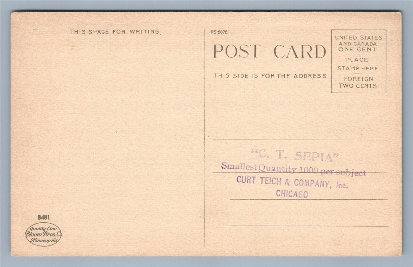 BISMARCK ND ST. ALEXIUS HOSPITAL ANTIQUE POSTCARD