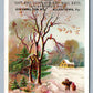 VICTORIAN TRADE CARD B.K.SWEITZER FUR & WOOL HATS ALLENTOWN PA antique