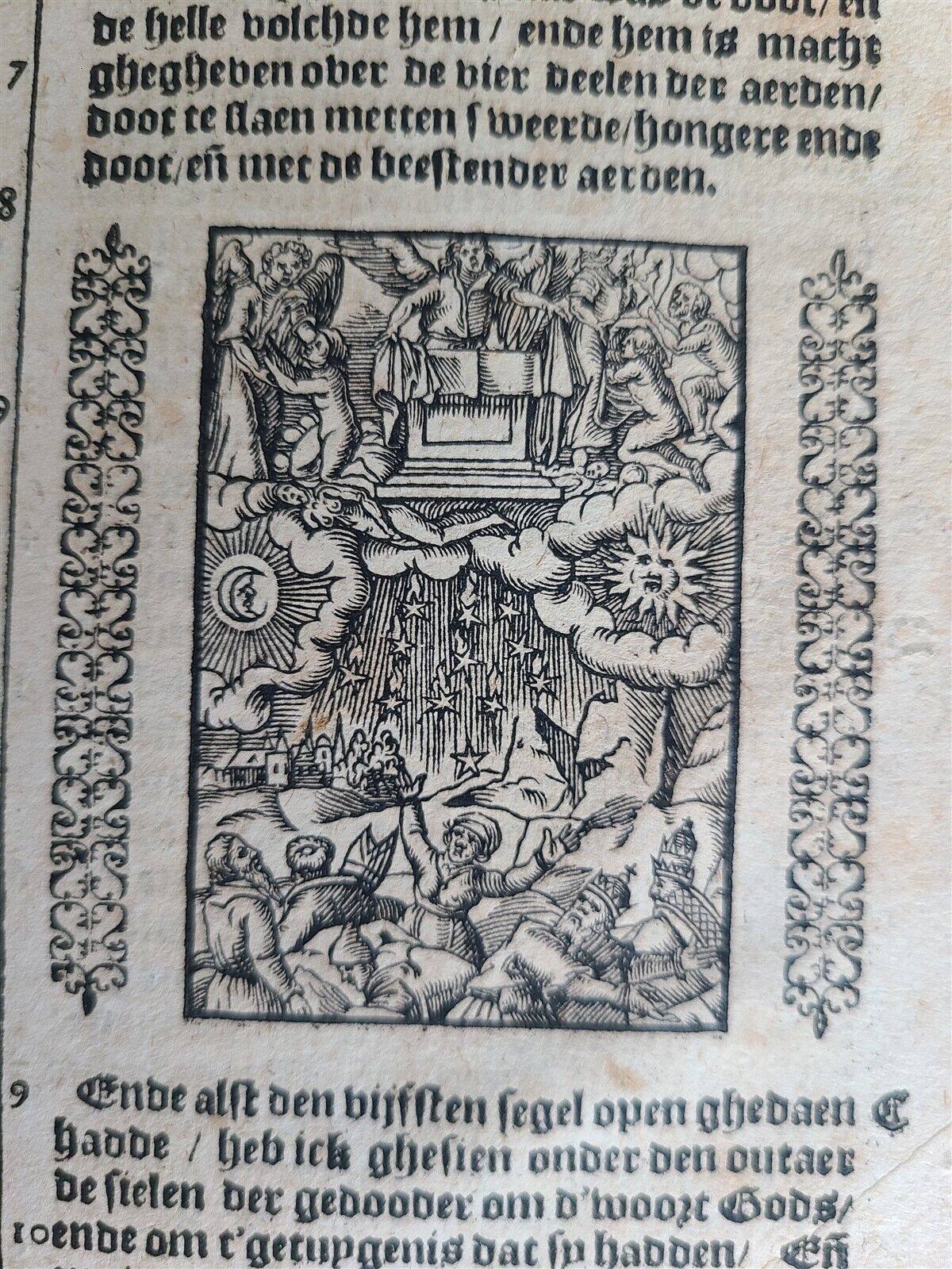 1599 BIBLE in DUTCH MOERENTORF BIBLIA SACRA FOLIO ILLUSTRATED antique 16th CENT.