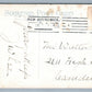 NEW BRUNSWICK NJ LIVINGSTON AVENUE ANTIQUE POSTCARD