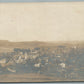 BROCKWAYVILLE PA BIRDS EYE VIEW ANTIQUE REAL PHOTO POSTCARD RPPC