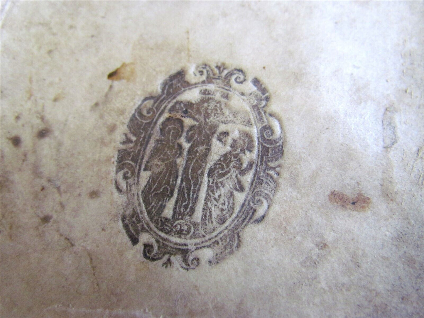 1595 LUIS DE GRANADA POSTILLAS ET HOMILIAS antique VELLUM BINDING 16th century