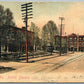BRADFORD PA PUBLIC SQUARE 1906 ANTIQUE POSTCARD