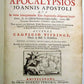 1719 Anakrisis Apocalypsios Joannis Apostoli VELLUM antique Apocalypse VITRINGA