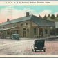 NORWICH CT RAILROAD STATION RAILWAY TRAIN DEPOT ANTIQUE POSTCARD