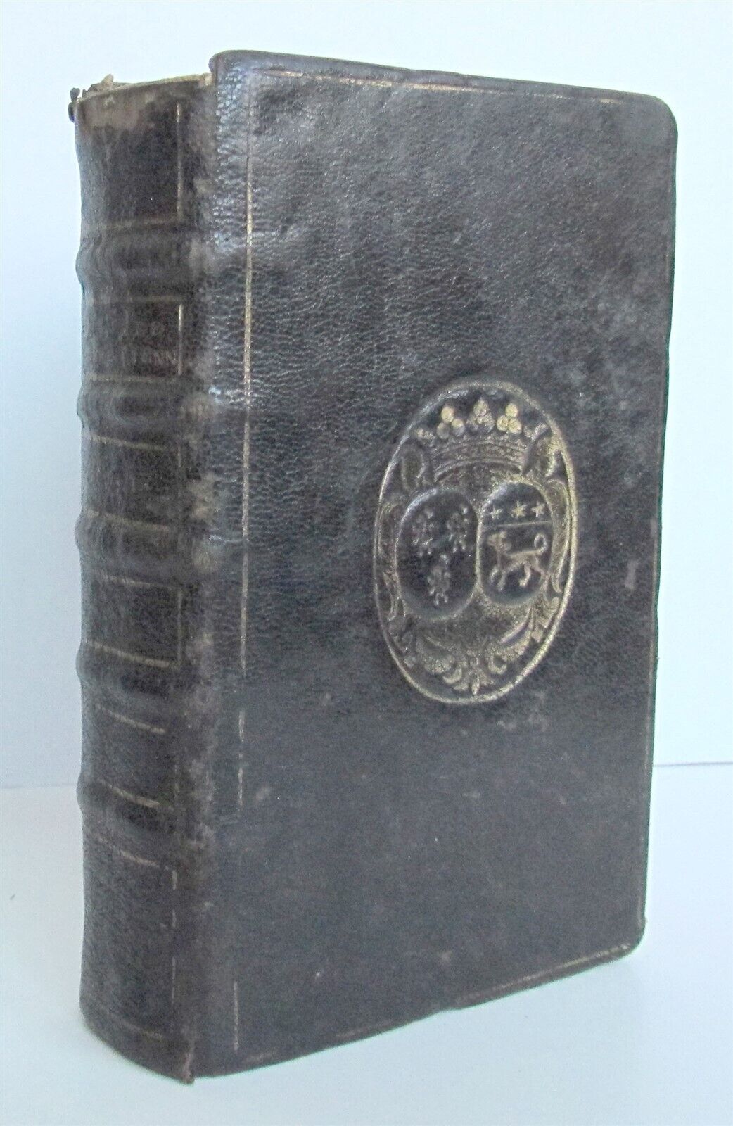 1687 L'ANNEE CHRETIENNE MASSES in FRENCH & LATIN ANTIQUE ARMORIAL BINDING vol. I