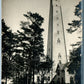 CONNECTICUT LIGHT HOUSE ANTIQUE REAL PHOTO POSTCARD RPPC