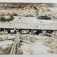 RPPC VINTAGE 1916 PHOTO POSTCARD - PREPARING TO LAUNCH DRILL BOAT