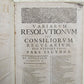 1665 VELLUM SPINE FOLIO PARMENSIS FRANCISCI BORDONI antique Vol. III