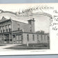 CLINTION NJ GRANDIN LIBRARY ANTIQUE POSTCARD