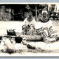 AMERICAN SEMINOLE INDIANS CULINARY ARTISTS ANTIQUE REAL PHOTO POSTCARD RPPC