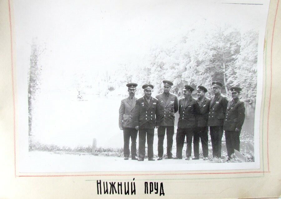 RUSSIAN SOVIET  GENERAL in UNIFORM 1966 HAND MADE PHOTO ALBUM