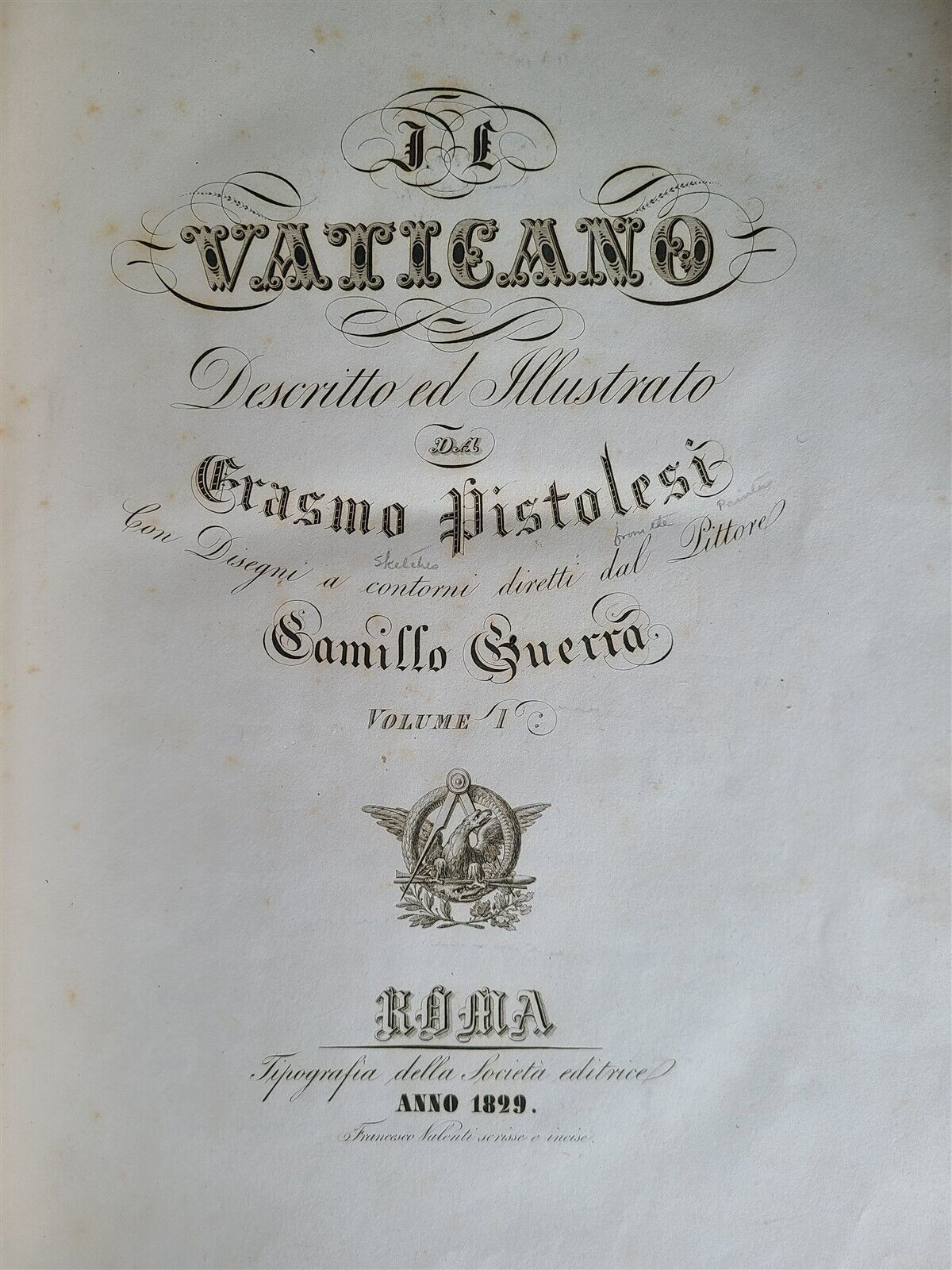 1829 VATICAN ART 3 VOLUMES - THIRD (of 3) INSTALLMENT