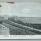 ITALY NETTUNO CON VEDUTA DEL POLIGONO DI ARTIGLIERIA ANTIQUE POSTCARD w/STAMPS