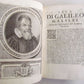 1718 GALILEO GALILEI 3 volumes OPERE illustrated VELLUM BOUND antique SCARCE