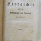 1806 System of the ecclesiastical hierarchy in GERMAN antique