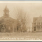 MIFFLINEVILLE PA METHODIST CHURCH ANTIQUE REAL PHOTO POSTCARD RPPC