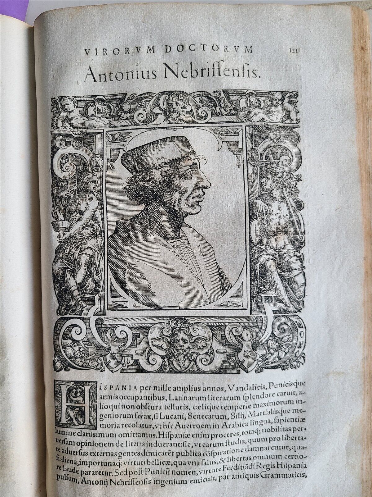 1577 ELOGIA VIRORUM LITERIS ILLUSTRIUM 63 ENGRAVINGS by Tobias Stimmer antique