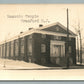 CRANFORD NJ MASONIC TEMPLE ANTIQUE REAL PHOTO POSTCARD RPPC