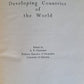 1968 DEVELOPING COUNTRIES OF THE WORLD vintage 21st GEOGRAPHICAL CONGRESS INDIA