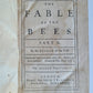 1733 THE FABLE of the BEES Part II antique