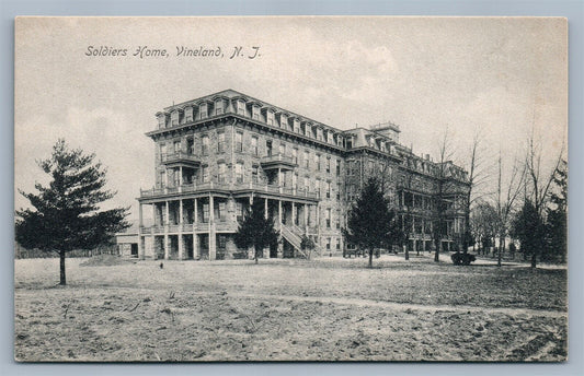 VINELAND NJ SOLDIERS HOME ANTIQUE POSTCARD