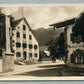 OBERAMMERGAU GERMANY AM KRIEGERDENKMAL VINTAGE REAL PHOTO RPPC POSTCARD