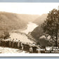 HAWKS NEST STATE PARK W.Va SCENIC VIEW 1952 VINTAGE REAL PHOTO POSTCARD RPPC