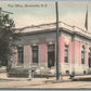 GLOVERSVILLE NY POST OFFICE ANTIQUE POSTCARD