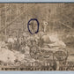 WORK CREW ANTIQUE REAL PHOTO POSTCARD RPPC