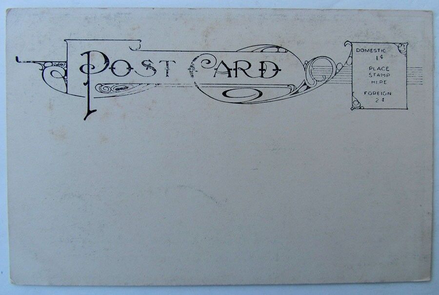 VINTAGE UNDIVIDED POSTCARD GENESEE STREET BALDWINSVILLE NY NEW YORK