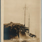 SHIP US DESTROYER WORKING UP A SMOKE SCREEN ANTIQUE REAL PHOTO POSTCARD RPPC