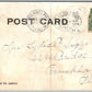 ATHENS PA HIGH SCHOOL 1906 ANTIQUE POSTCARD