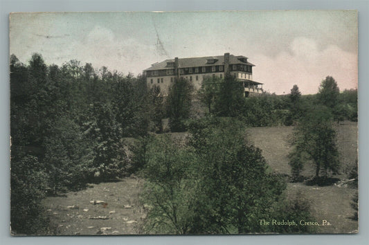 CRESCO PA THE RUDOLPH ANTIQUE POSTCARD