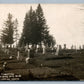 ALBANY WI CEMETERY 1910 ANTIQUE REAL PHOTO POSTCARD RPPC