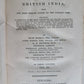 1833 HISTORY of BRITISH INDIA 3 volumes w/ MAP antique in ENGLISH