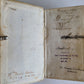 1710 LEXICON HEBRAICUM & CHALDAICUM by BUXTORF ANTIQUE VELLUM BINDING