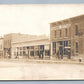 STOCKTON KS STREET SCENE ANTIQUE REAL PHOTO POSTCARD RPPC