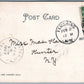 NASSAU LONG ISLAND NY GOLF CLUB HOUSE 1907 ANTIQUE POSTCARD w/ CORK CANCEL