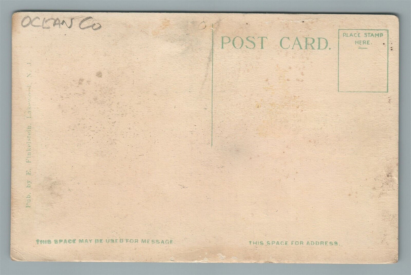 LAKEWOOOD NJ YMCA ANTIQUE POSTCARD
