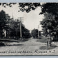 RINGOES NJ STREET LOOKING NORTH ANTIQUE POSTCARD