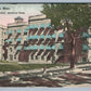 GREENFIELD MA WELDON APARTMENT HOUSE 1908 ANTIQUE POSTCARD