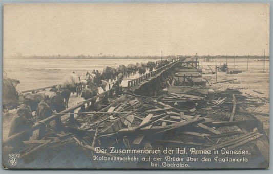 ITALIAN ARMY GERMAN WWI ERA ANTIQUE REAL PHOTO POSTCARD RPPC