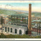 MANAHOY CITY PA ELECTRIC LIGHT PLANT 1921 ANTIQUE POSTCARD